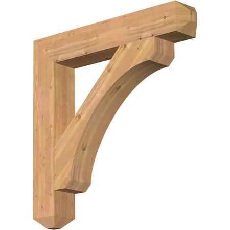Ekena Millwork Legacy Craftsman Smooth Bracket, Western Red Cedar, 5 1/2"W x 36"D x 36"H BKT06X36X36LEC04SWR